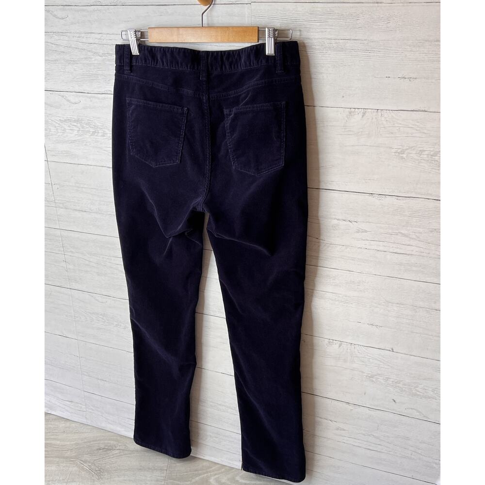 Talbots Pants Womens Size 10 Navy Blue Heritage Corduroy Cotton Blend Stretch - Picture 12 of 16